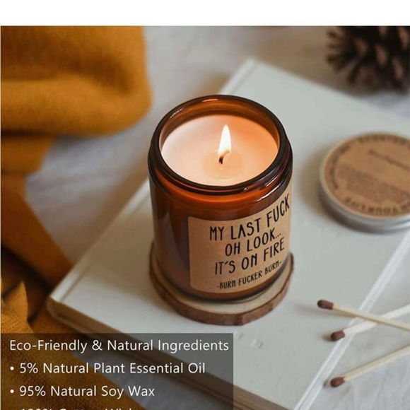 Humorous saying candle - Picture 3 of 3